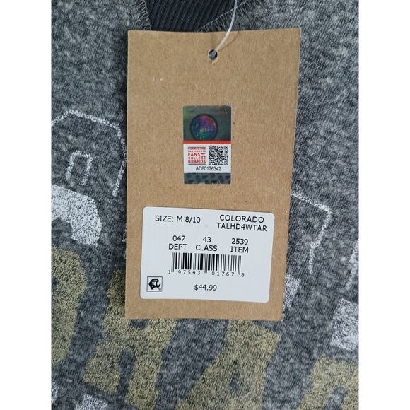 Colorado University Buffalos Sweater Shirt Mens Medium NCAA Rivalry Threads NWT - Picture 4 of 8